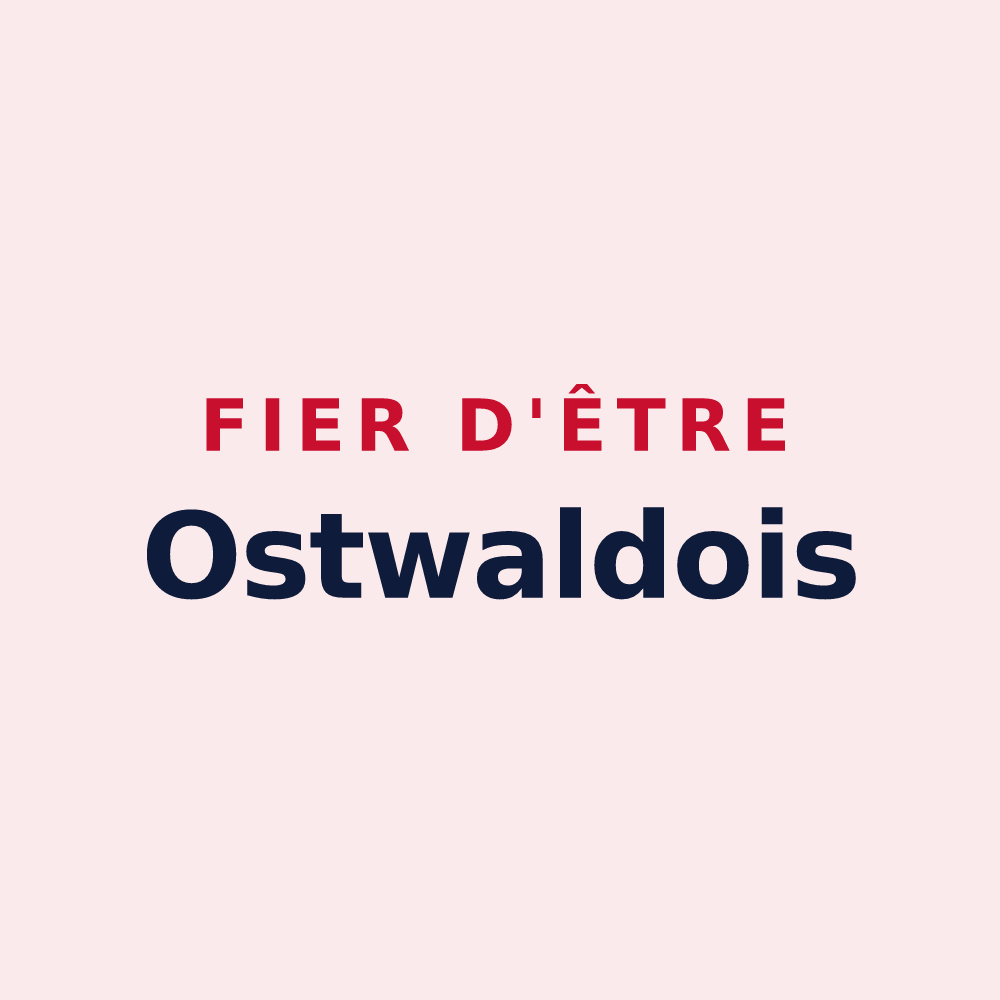 Magnet « Fier d'être Ostwaldois » — design pour Ostwald