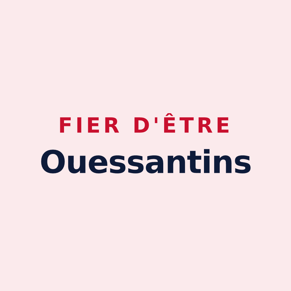 Magnet « Fier d'être Ouessantins » — design pour Ouessant