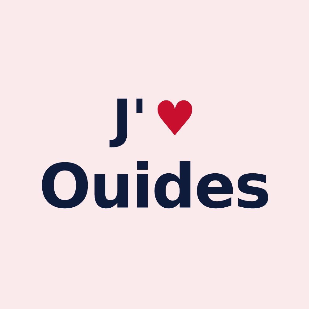 Magnet personnalisé Ouides — design J'aime Ouides