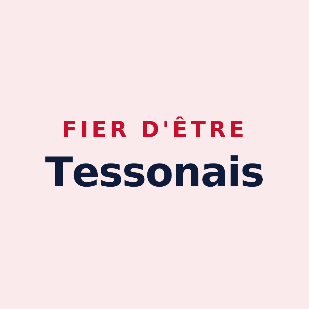 Magnet « Fier d'être Tessonais » — design pour Ouilly-le-Tesson