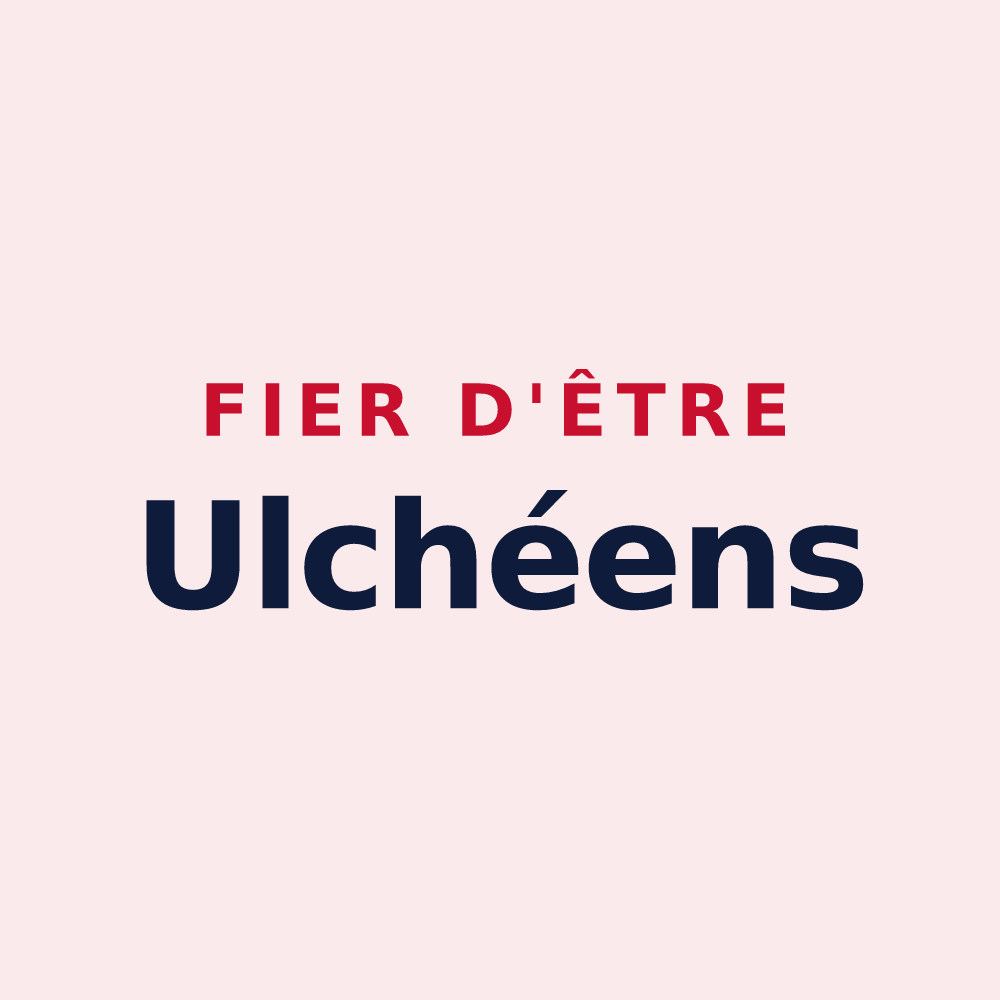 Magnet « Fier d'être Ulchéens » — design pour Oulchy-le-Château