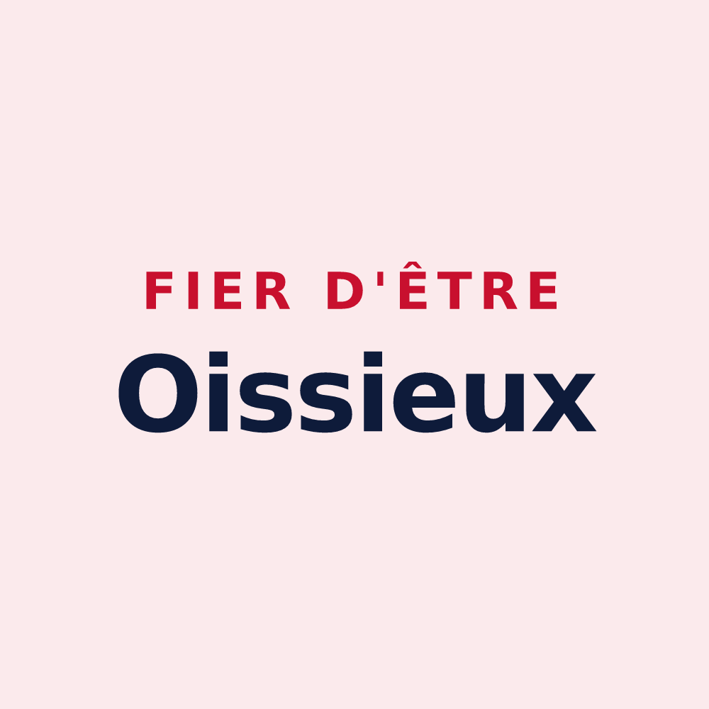 Magnet « Fier d'être Oissieux » — design pour Oulles