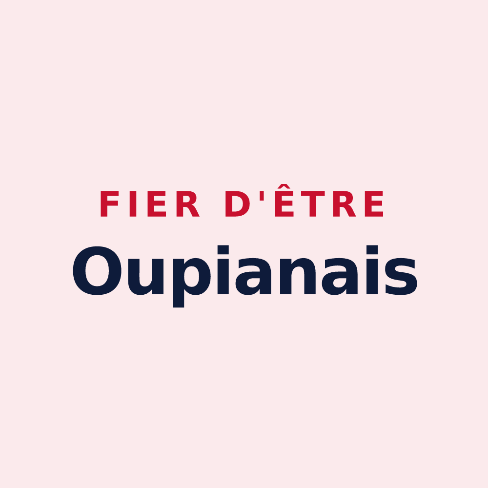 Magnet « Fier d'être Oupianais » — design pour Oupia