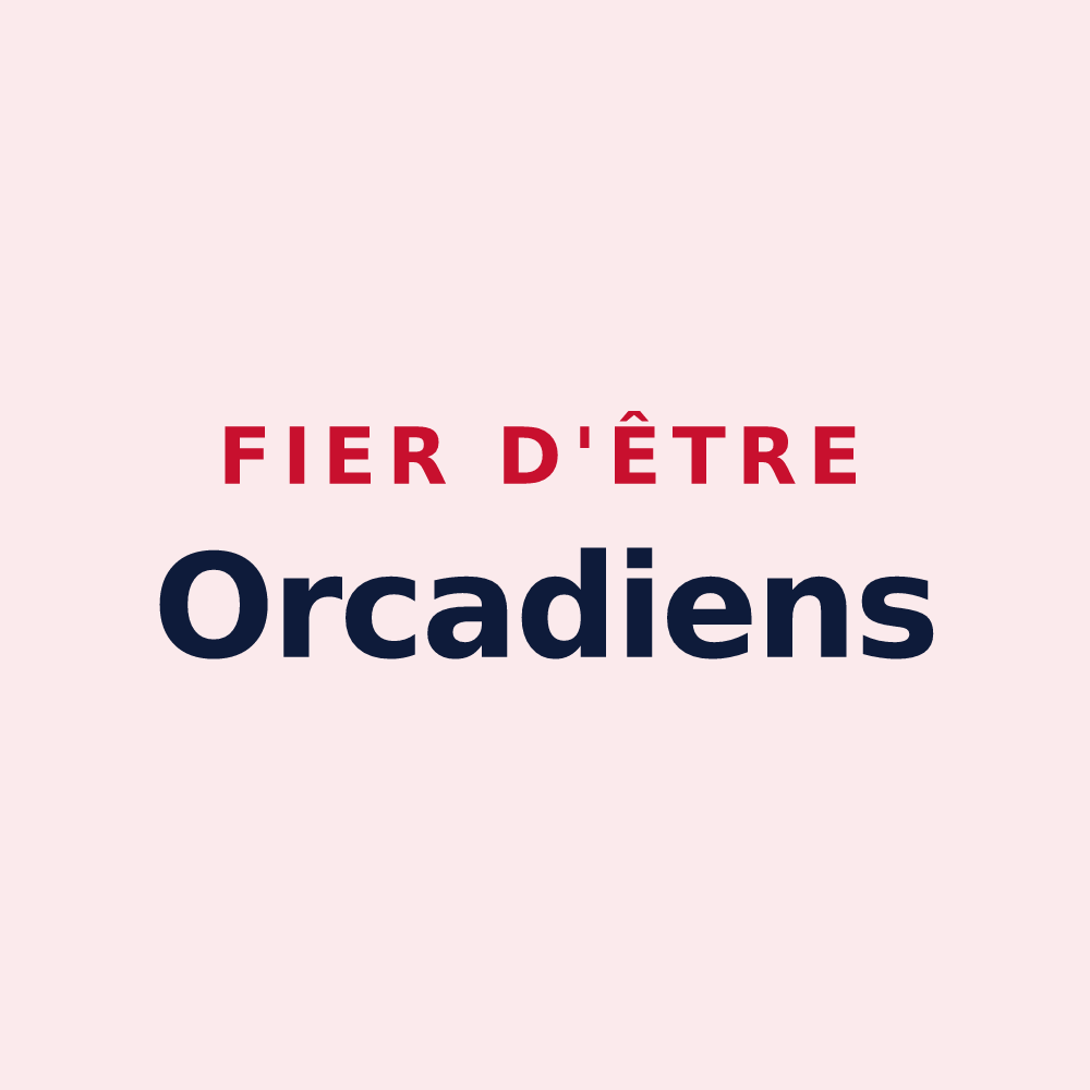 Magnet « Fier d'être Orcadiens » — design pour Ourches-sur-Meuse