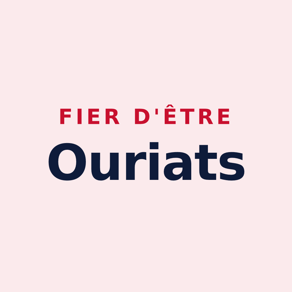 Magnet « Fier d'être Ouriats » — design pour Ouroux-sur-Saône