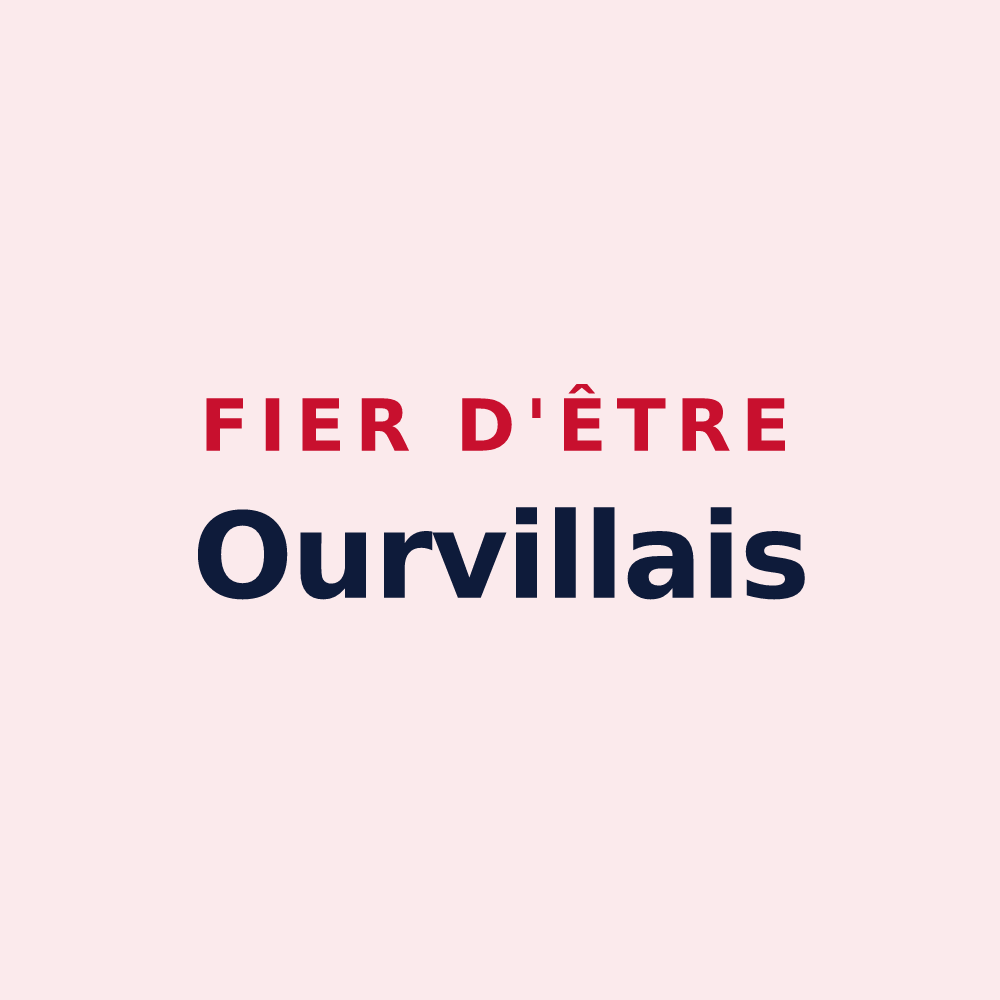 Magnet « Fier d'être Ourvillais » — design pour Ourville-en-Caux