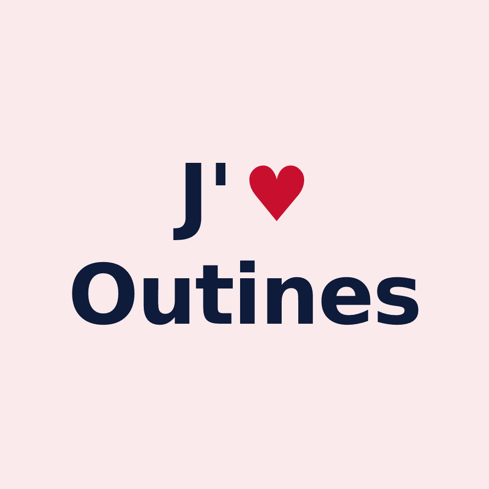 Magnet personnalisé Outines — design J'aime Outines