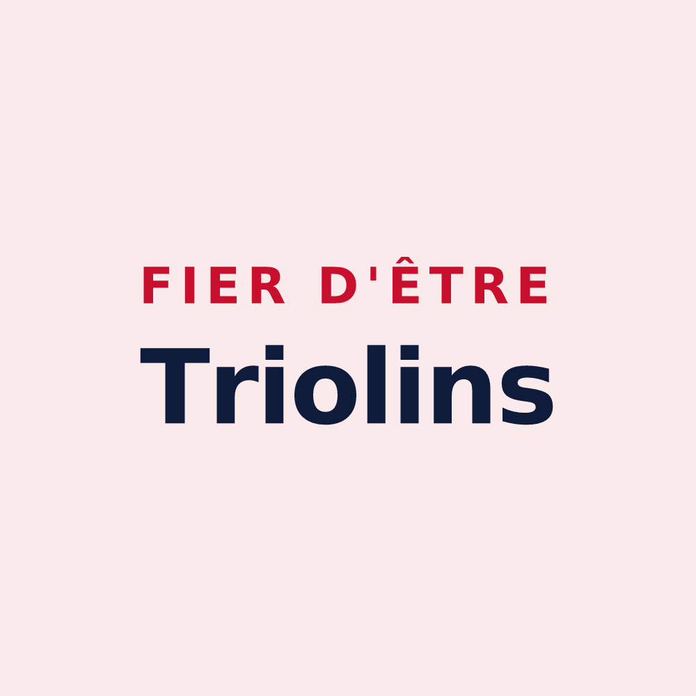 Magnet « Fier d'être Triolins » — design pour Outriaz