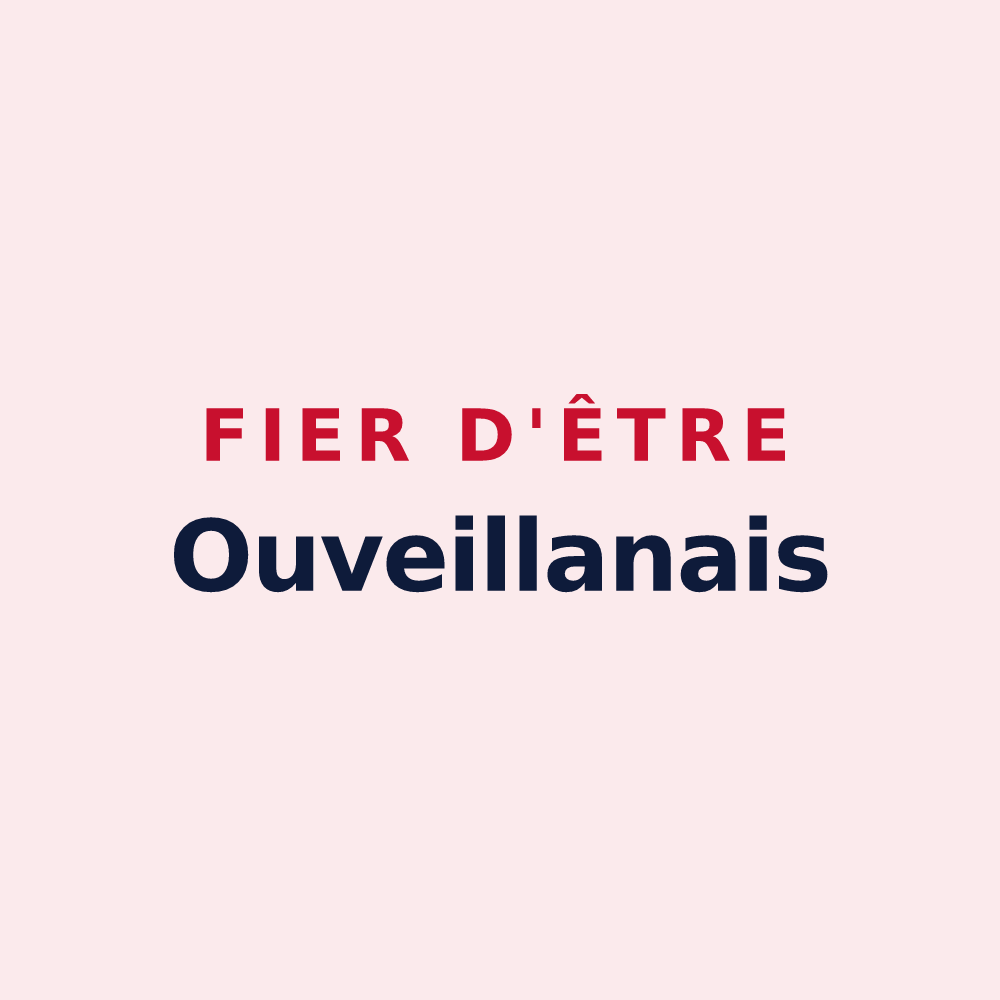 Magnet « Fier d'être Ouveillanais » — design pour Ouveillan