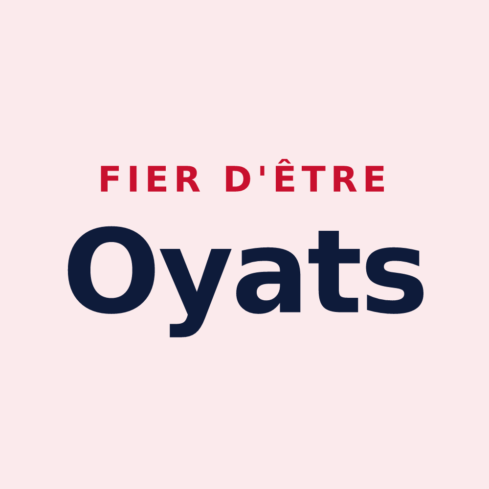 Magnet « Fier d'être Oyats » — design pour Oyes