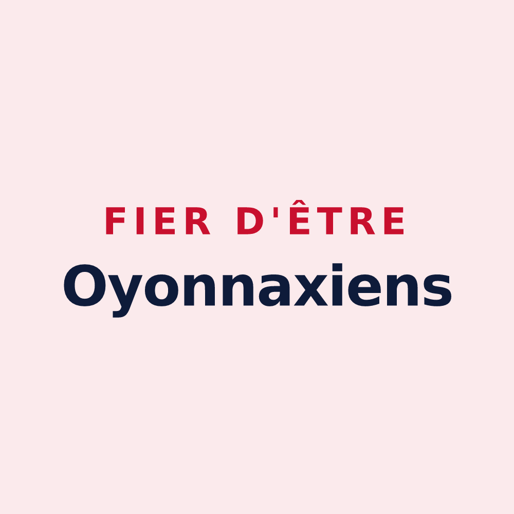 Magnet « Fier d'être Oyonnaxiens » — design pour Oyonnax