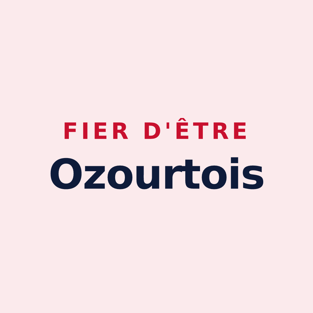 Magnet « Fier d'être Ozourtois » — design pour Ozourt