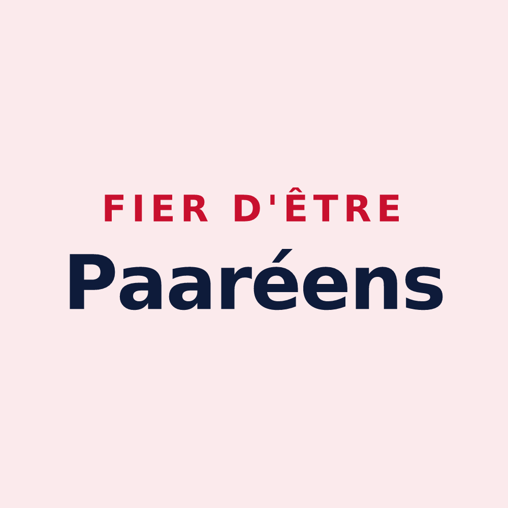 Magnet « Fier d'être Paaréens » — design pour Paars