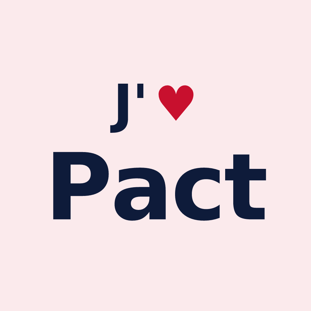 Magnet personnalisé Pact — design J'aime Pact