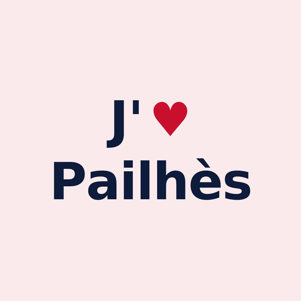 Magnet personnalisé Pailhès — design J'aime Pailhès