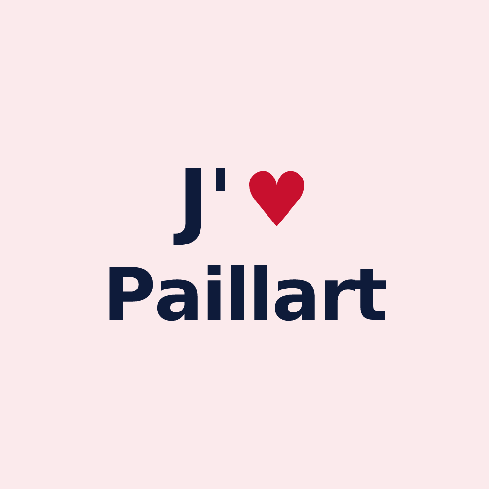 Magnet personnalisé Paillart — design J'aime Paillart