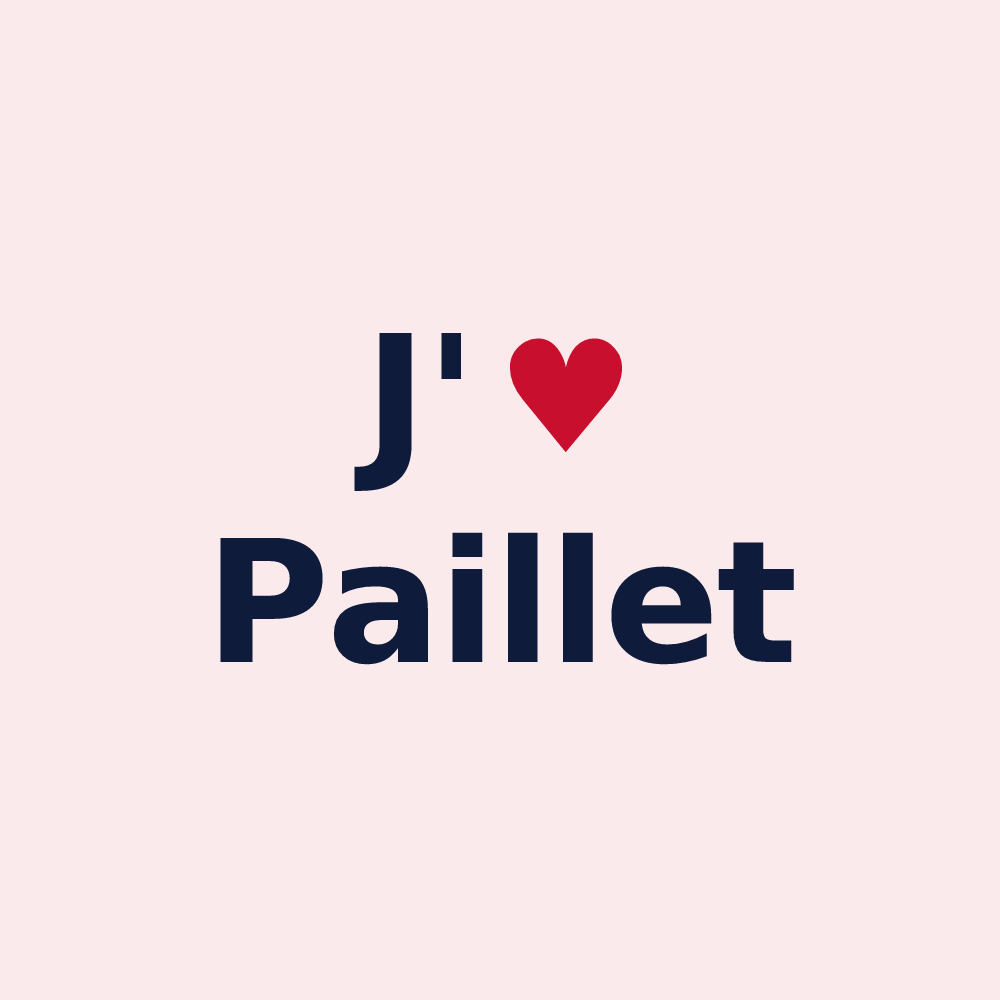 Magnet personnalisé Paillet — design J'aime Paillet