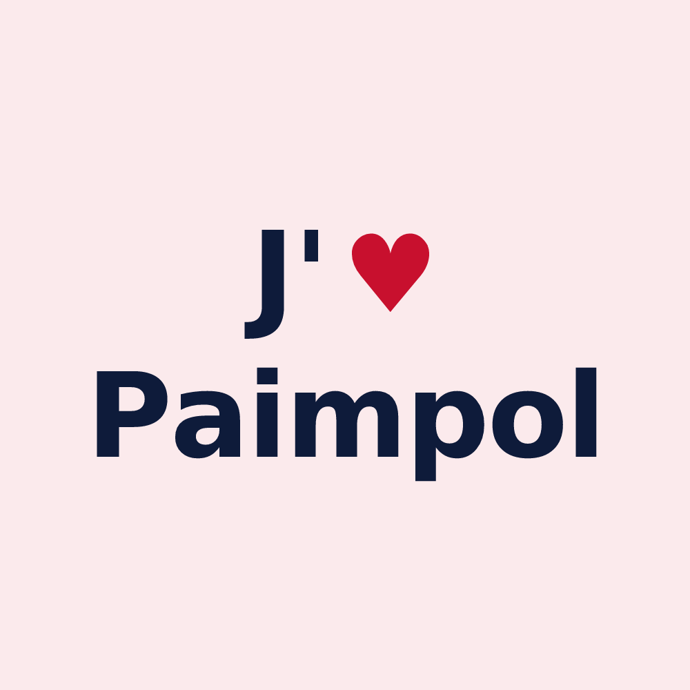 Magnet personnalisé Paimpol — design J'aime Paimpol