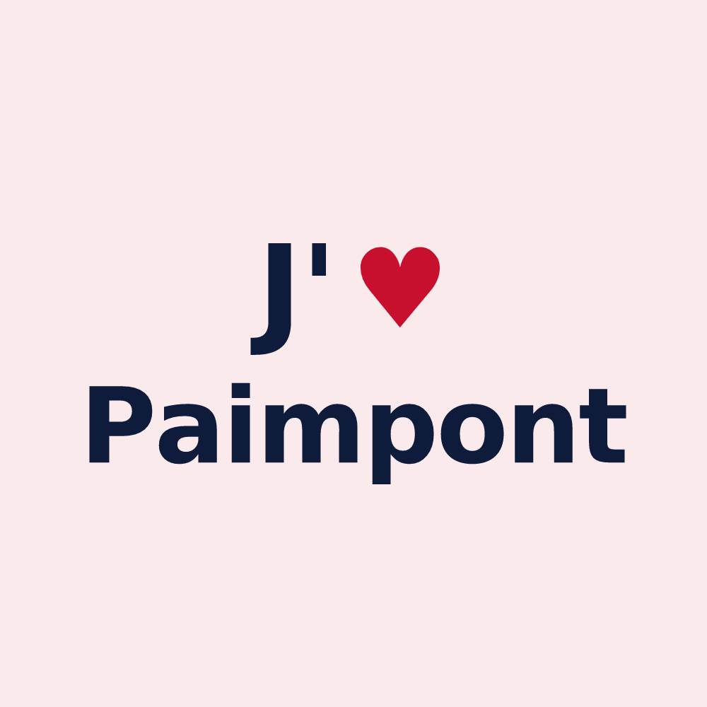 Magnet personnalisé Paimpont — design J'aime Paimpont