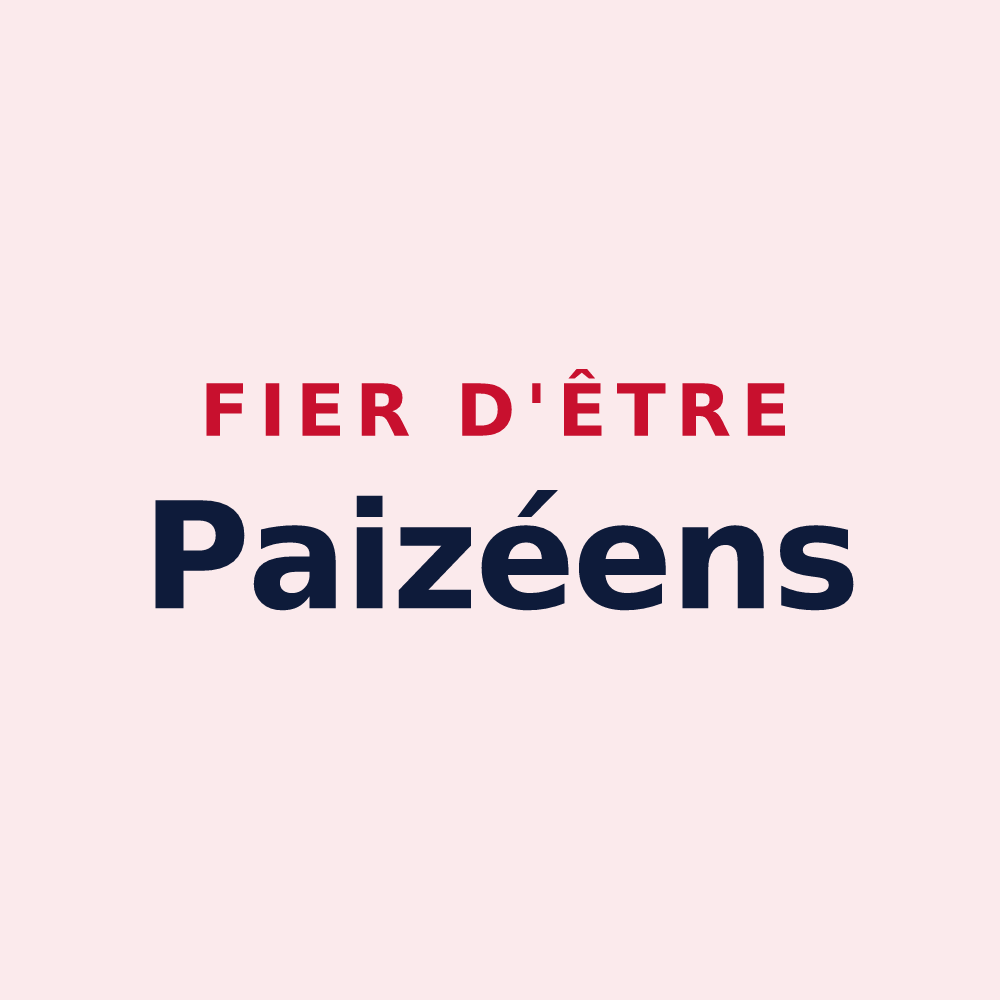 Magnet « Fier d'être Paizéens » — design pour Paizay-Naudouin-Embourie