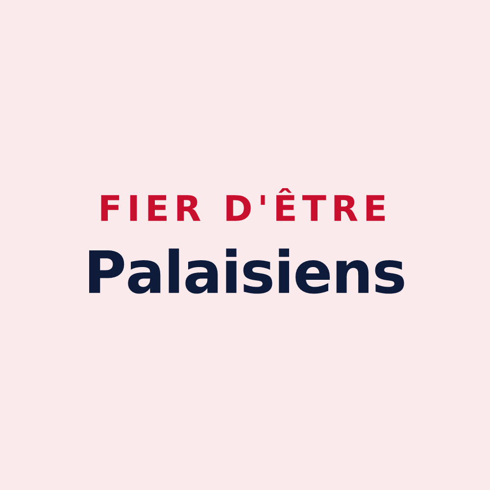 Magnet « Fier d'être Palaisiens » — design pour Palaiseau