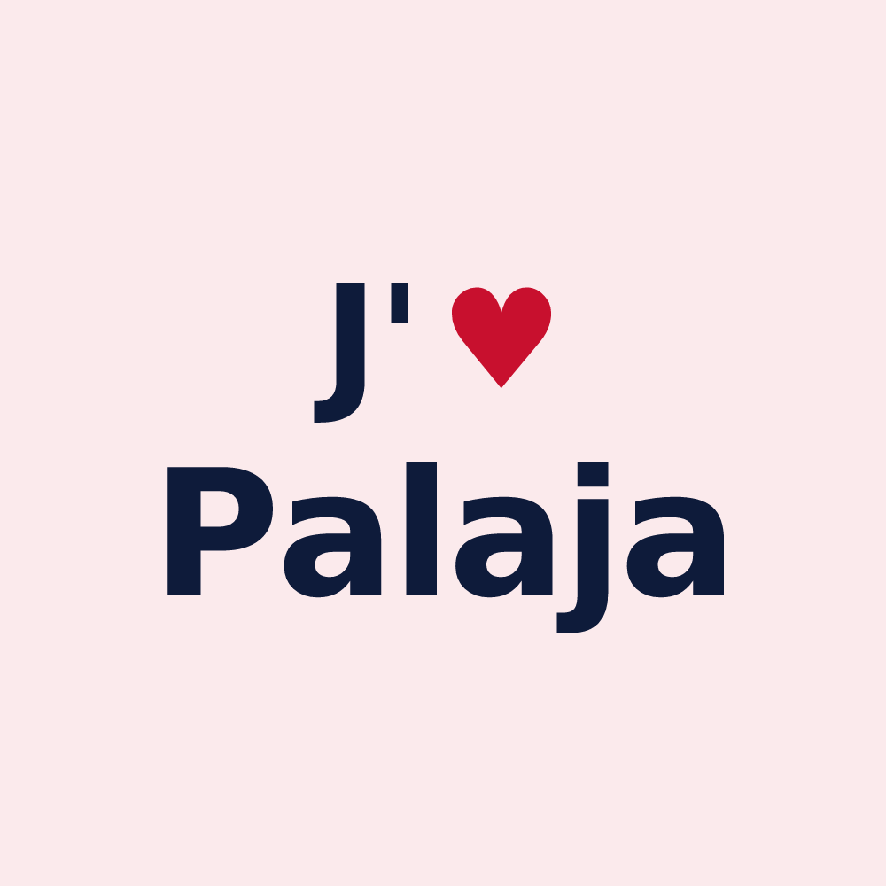 Magnet personnalisé Palaja — design J'aime Palaja