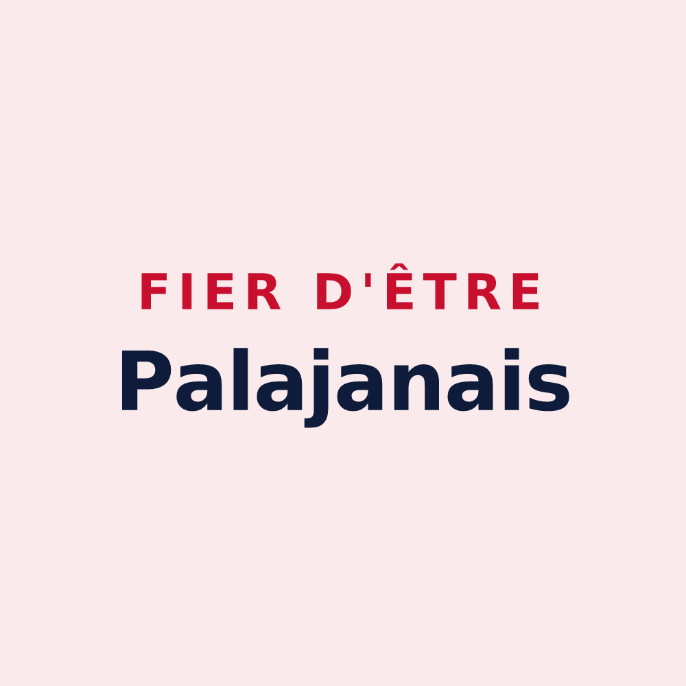 Magnet « Fier d'être Palajanais » — design pour Palaja