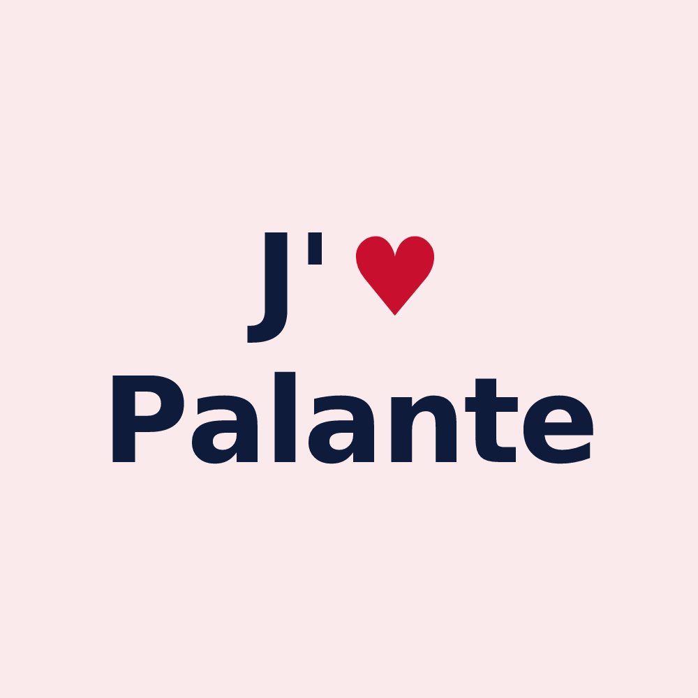 Magnet personnalisé Palante — design J'aime Palante