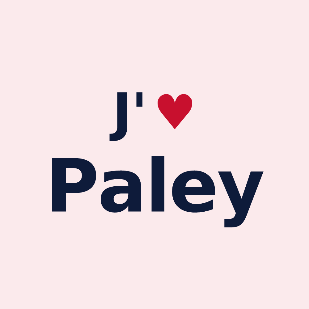 Magnet personnalisé Paley — design J'aime Paley