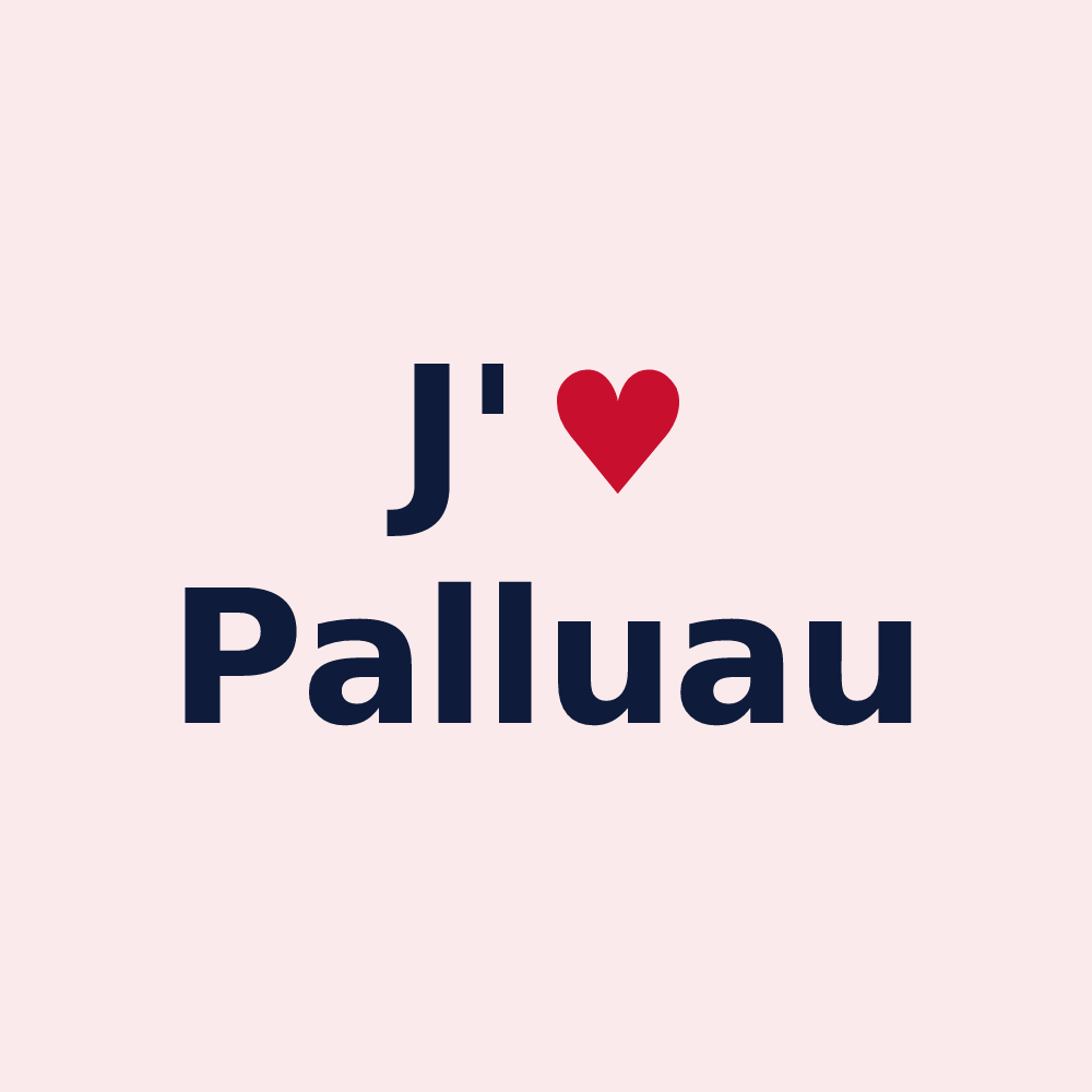 Magnet personnalisé Palluau — design J'aime Palluau
