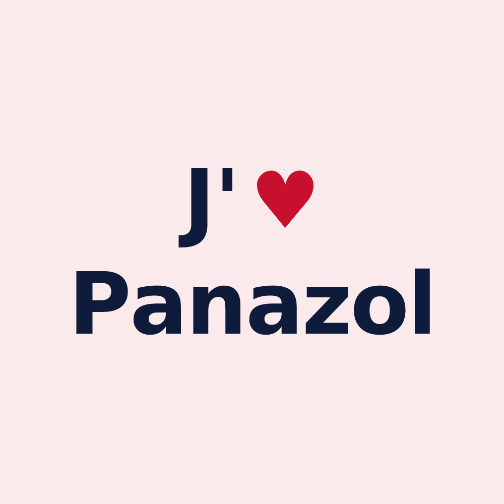 Magnet personnalisé Panazol — design J'aime Panazol