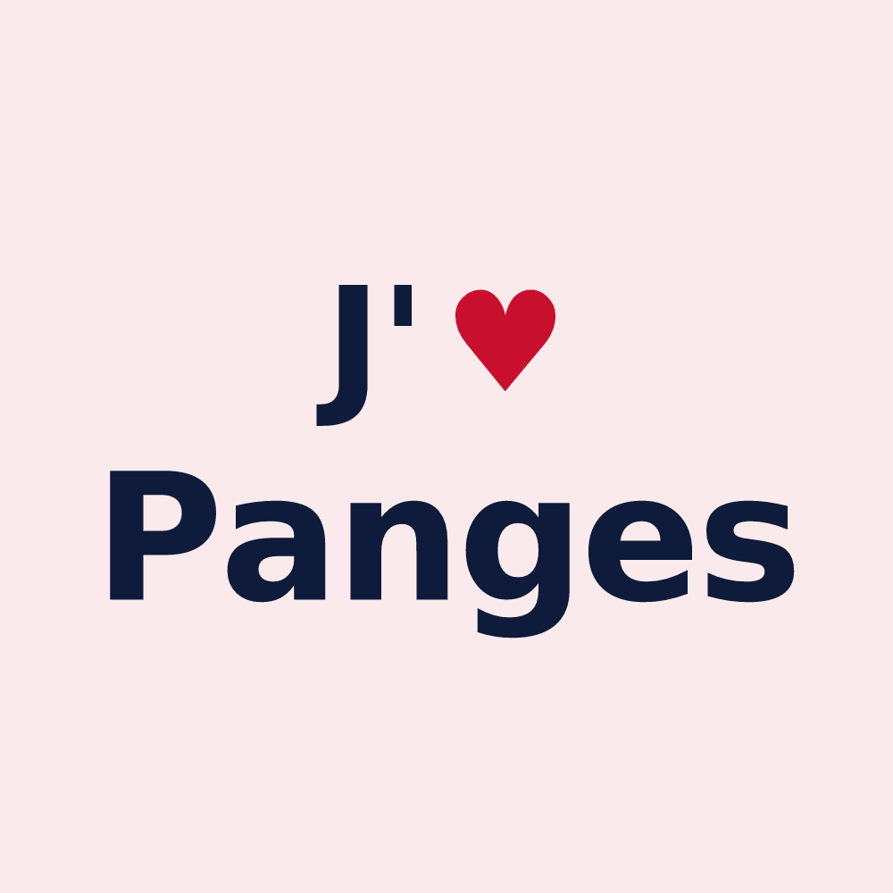 Magnet personnalisé Panges — design J'aime Panges