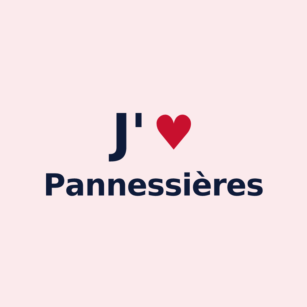 Magnet personnalisé Pannessières — design J'aime Pannessières