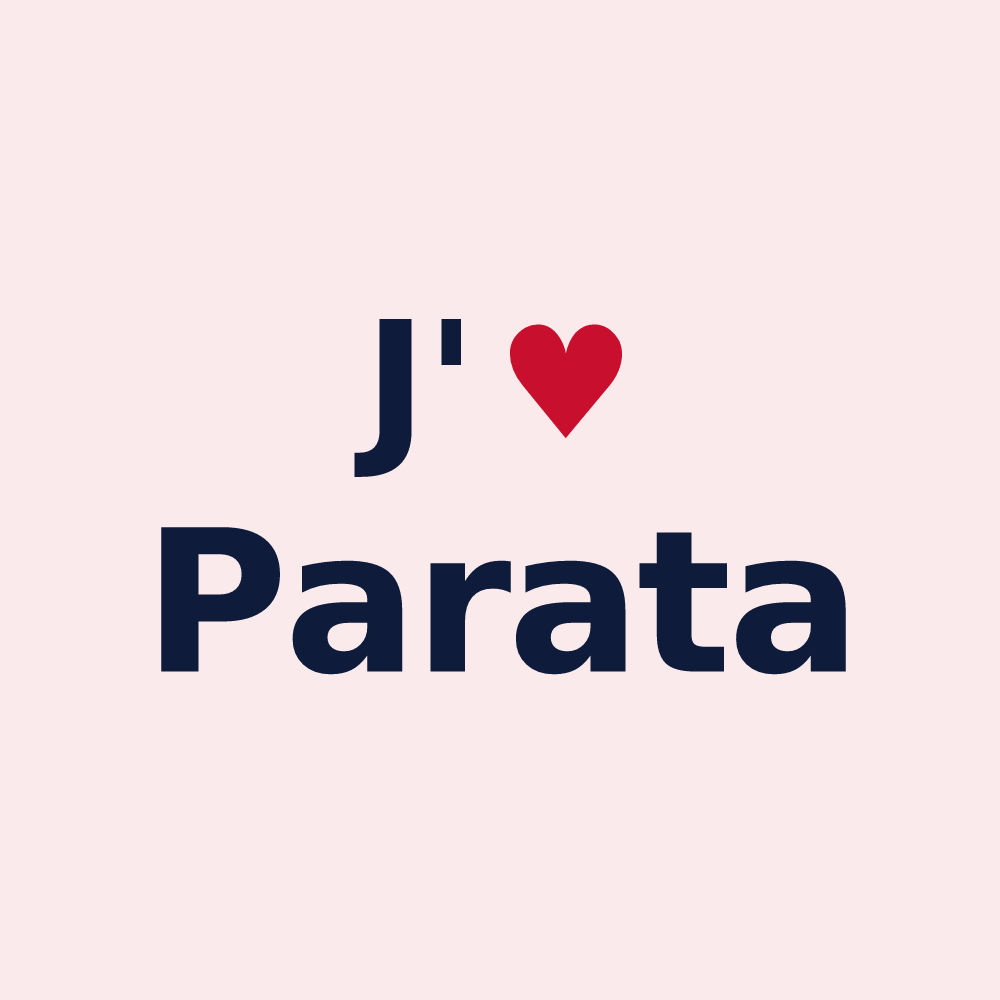 Magnet personnalisé Parata — design J'aime Parata