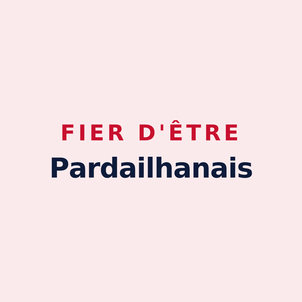 Magnet « Fier d'être Pardailhanais » — design pour Pardailhan