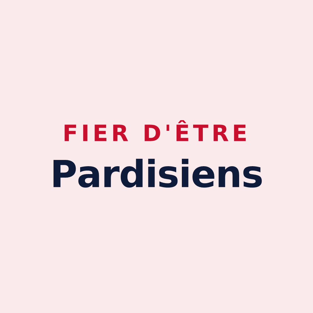 Magnet « Fier d'être Pardisiens » — design pour Pardies