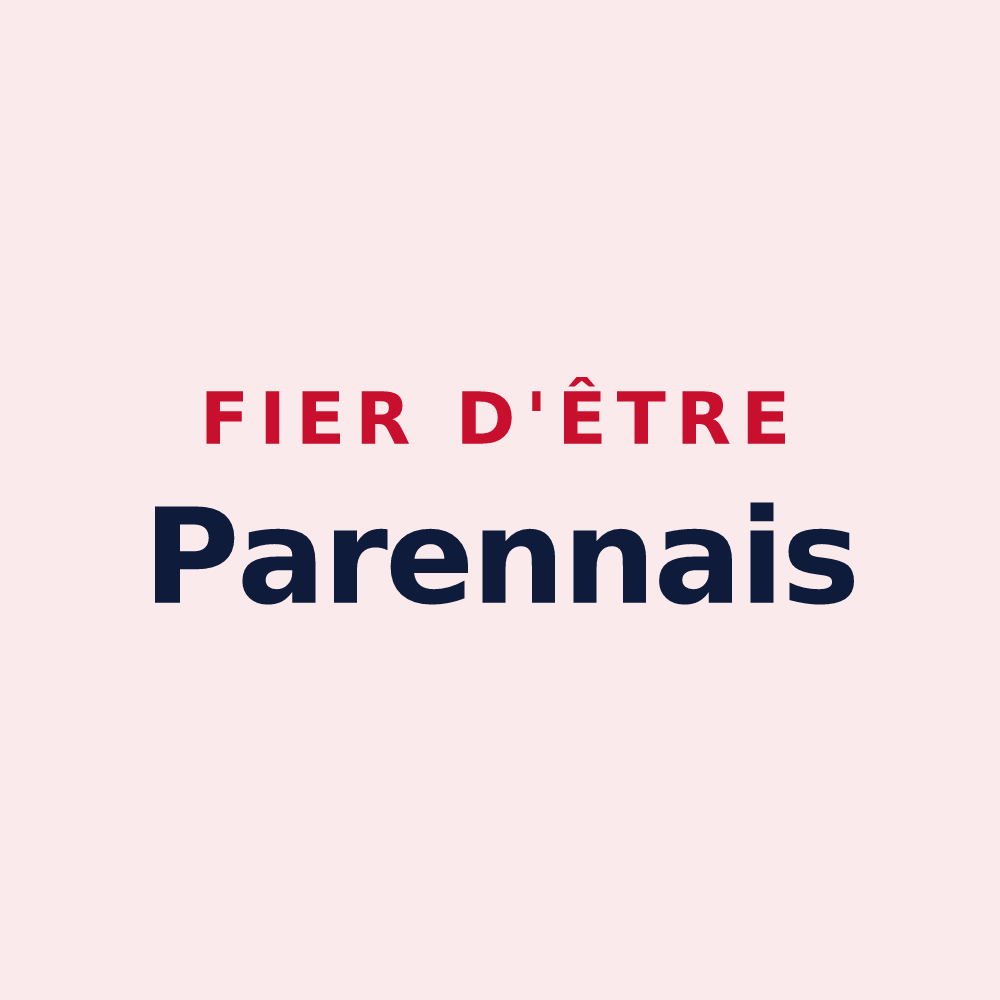Magnet « Fier d'être Parennais » — design pour Parennes