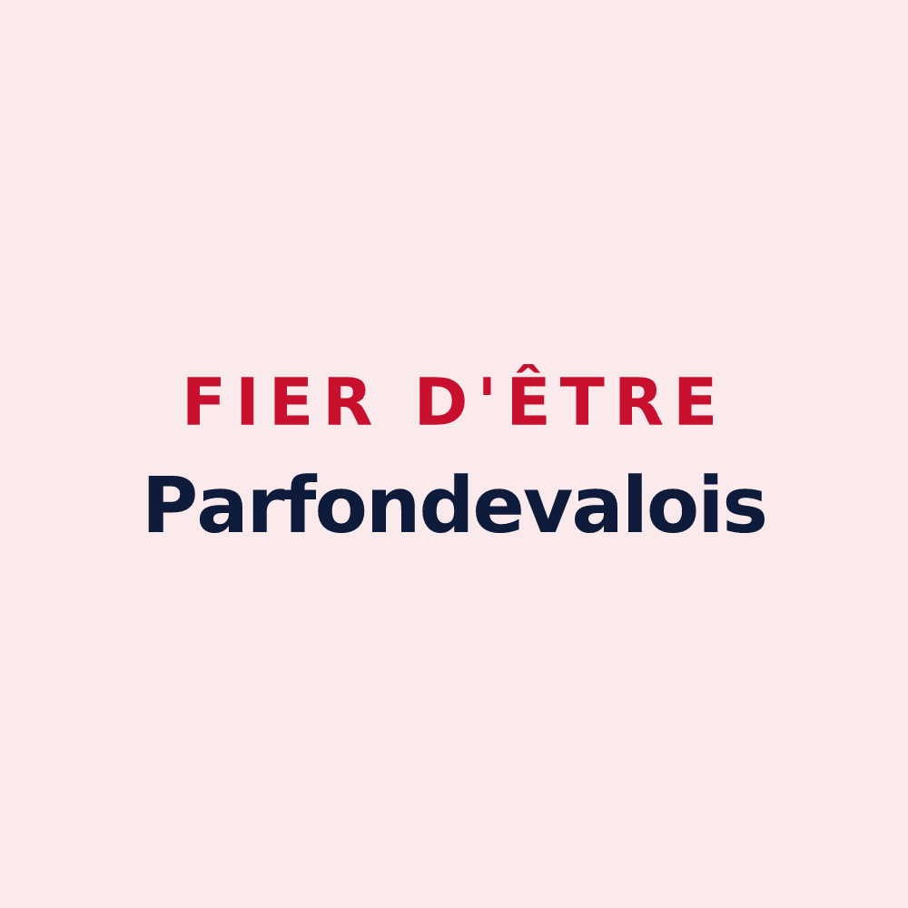 Magnet « Fier d'être Parfondevalois » — design pour Parfondeval