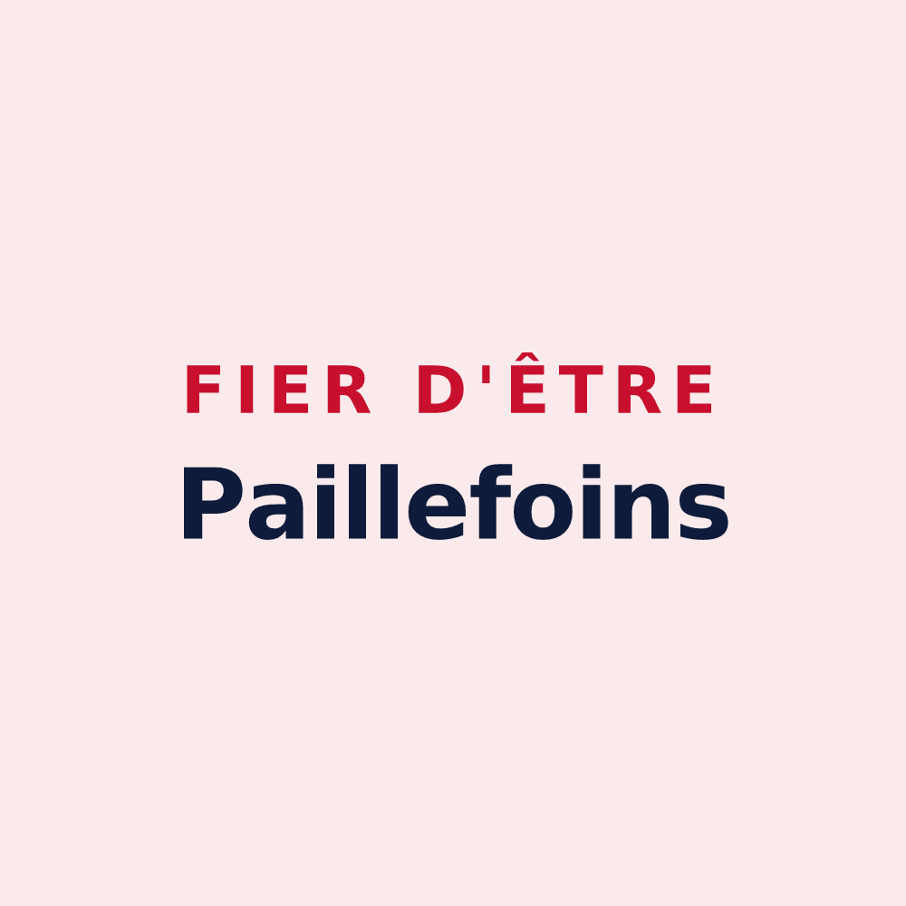 Magnet « Fier d'être Paillefoins » — design pour Parfondru