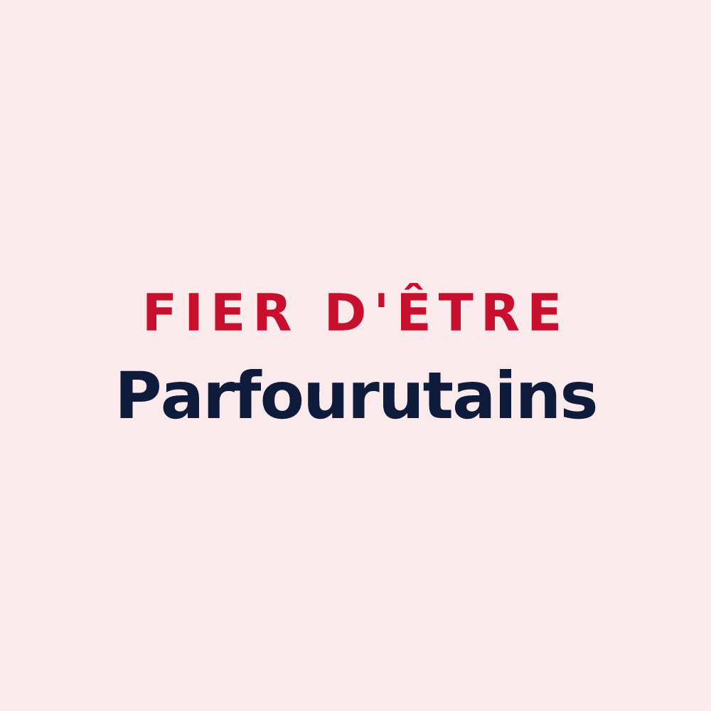 Magnet « Fier d'être Parfourutains » — design pour Parfouru-sur-Odon