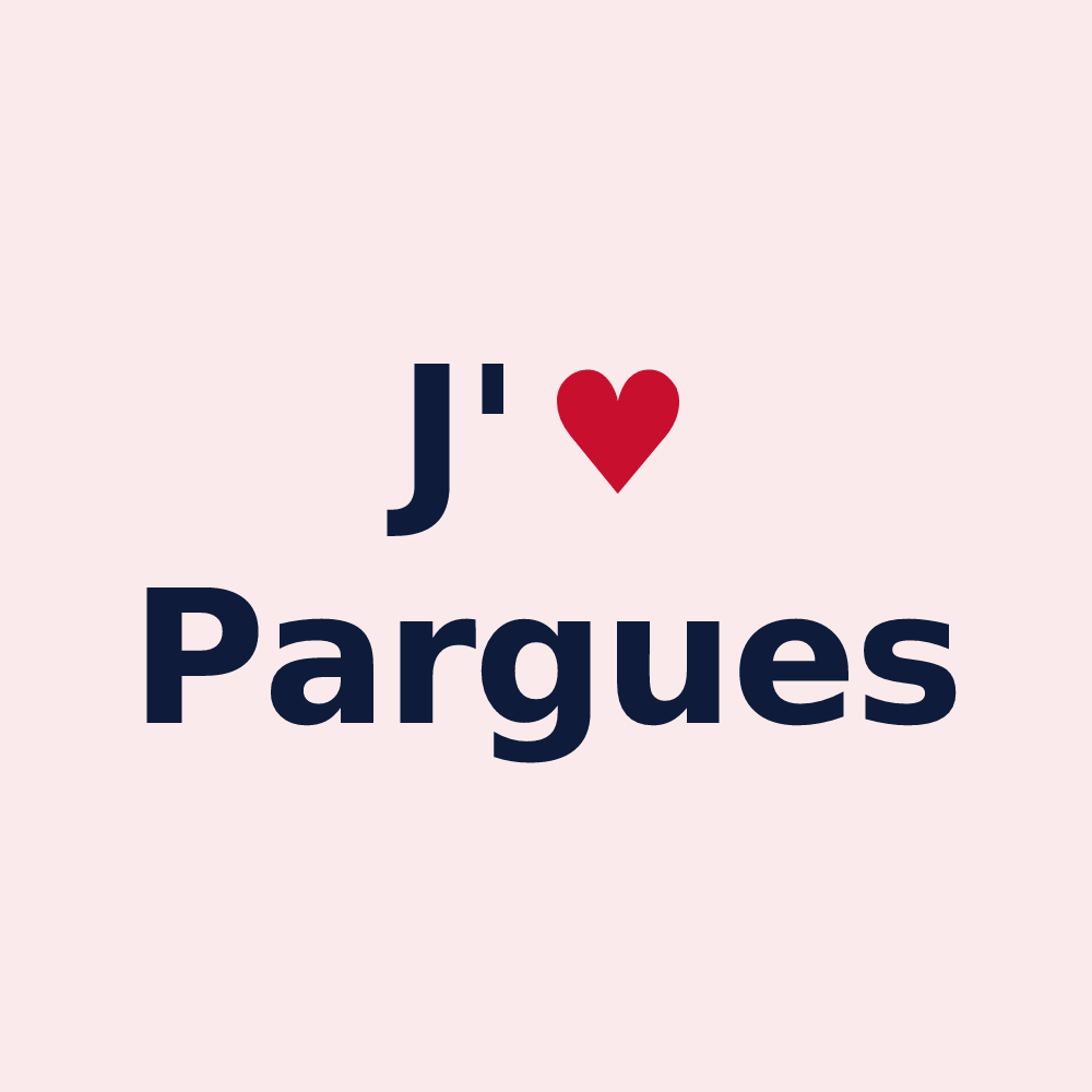 Magnet personnalisé Pargues — design J'aime Pargues