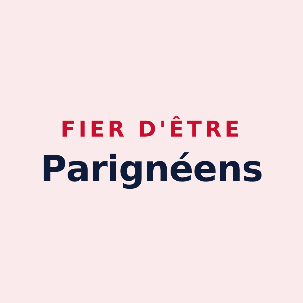 Magnet « Fier d'être Parignéens » — design pour Parigné-le-Pôlin