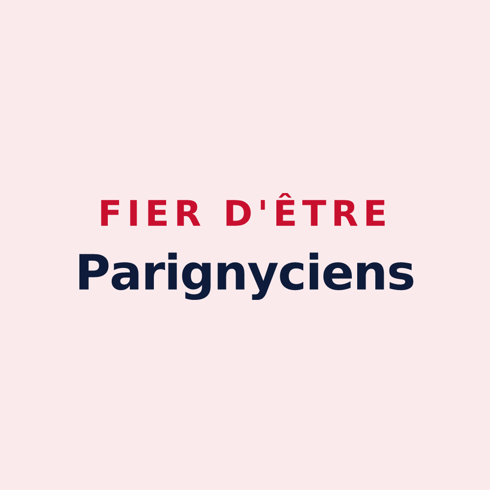 Magnet « Fier d'être Parignyciens » — design pour Parigny