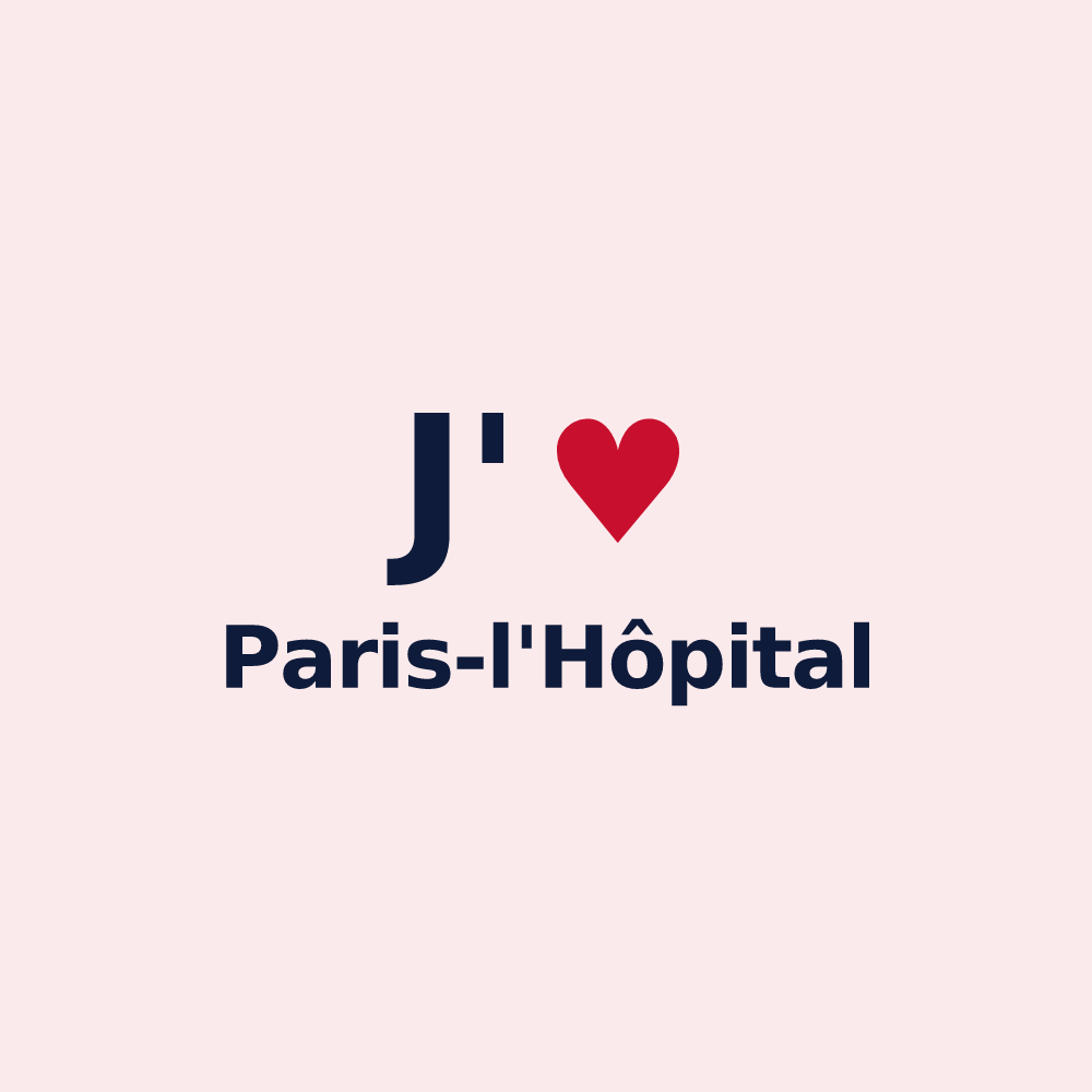 Magnet personnalisé Paris-l'Hôpital — design J'aime Paris-l'Hôpital