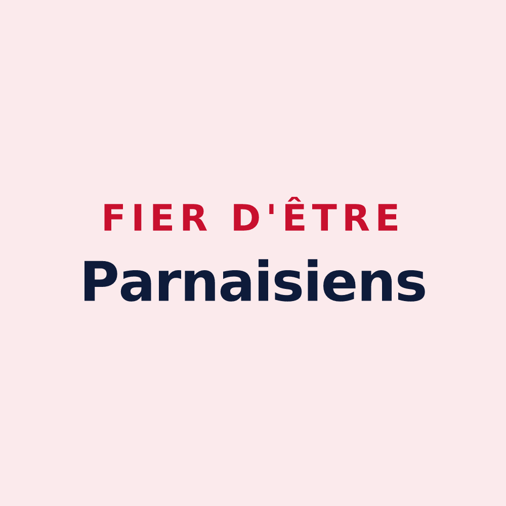 Magnet « Fier d'être Parnaisiens » — design pour Parnay
