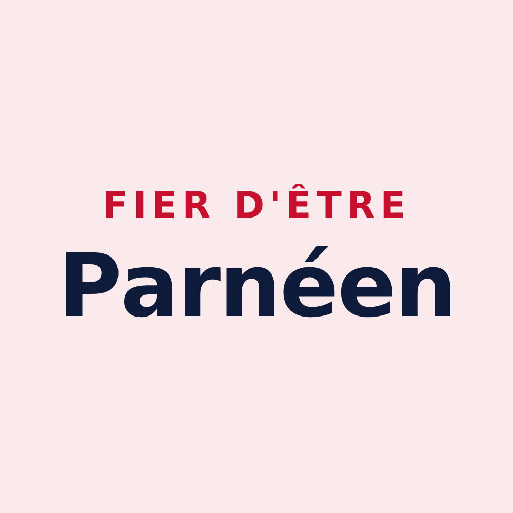 Magnet « Fier d'être Parnéen » — design pour Parné-sur-Roc