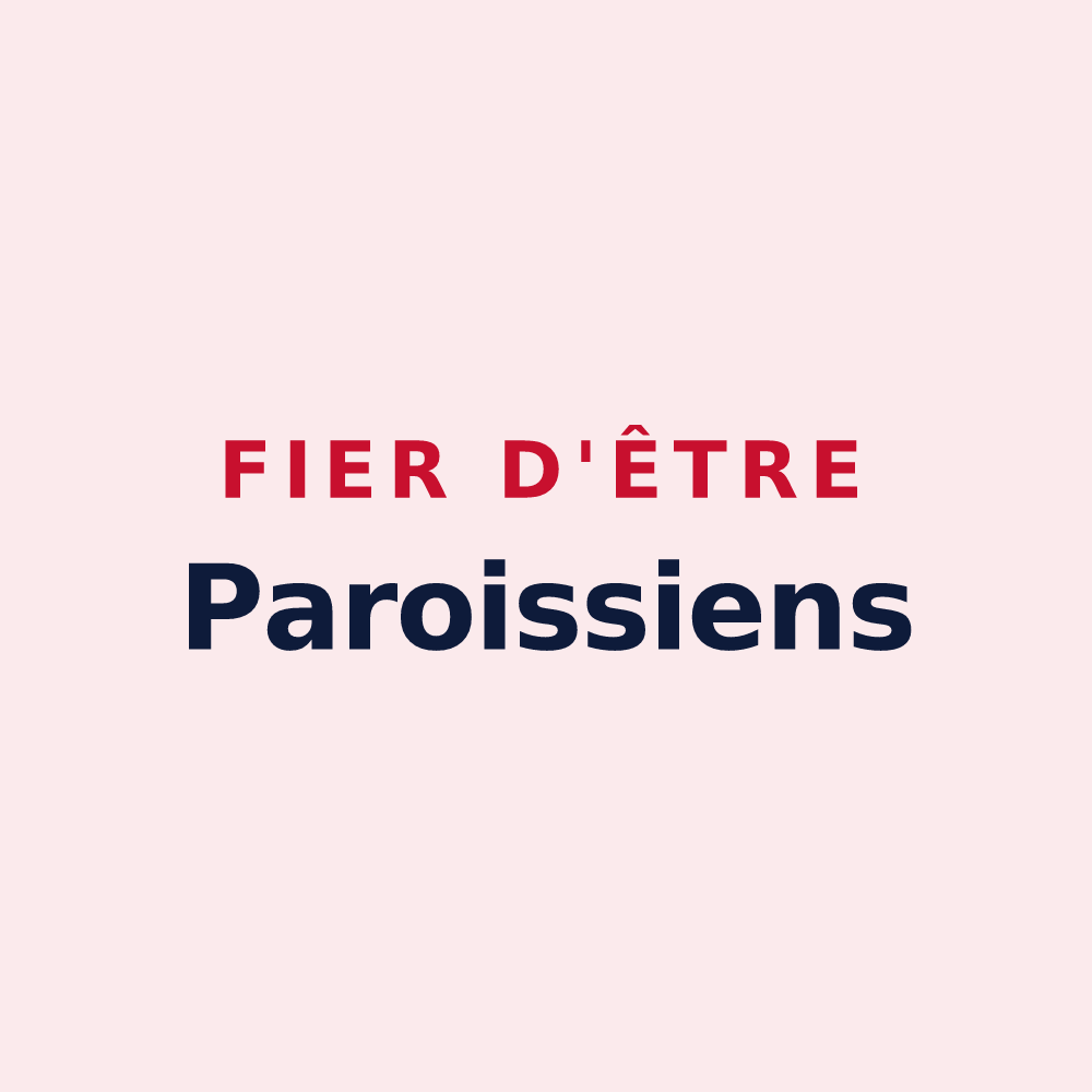 Magnet « Fier d'être Paroissiens » — design pour Paroy-sur-Saulx