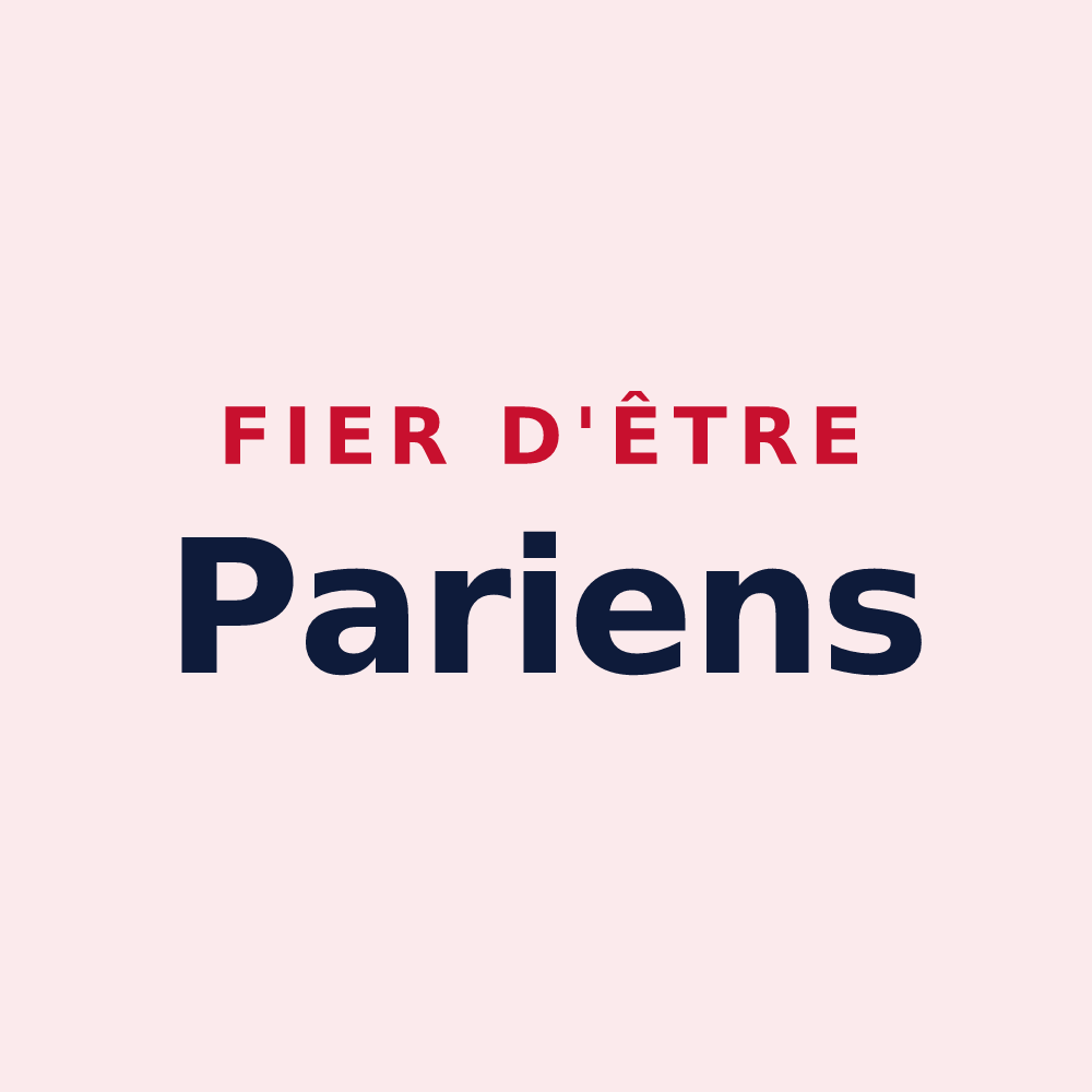 Magnet « Fier d'être Pariens » — design pour Pars-lès-Romilly