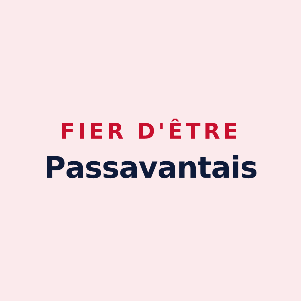 Magnet « Fier d'être Passavantais » — design pour Passavant-sur-Layon