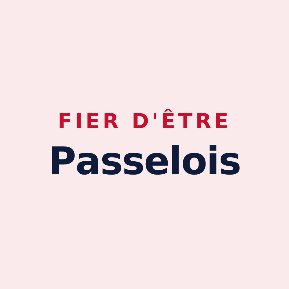Magnet « Fier d'être Passelois » — design pour Passel